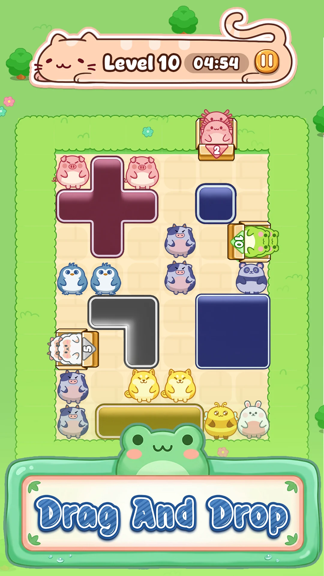 Drop Puzzle Animal screenshot